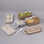Aryıldız Bento Dikdörtgen Lunch Box Yemek Termosu Vizon 2000 ml