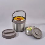 Aryıldız Bento Lunch Box Yemek Termosu Yuvarlak Steel 1400 ml AR262283