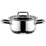 Aryıldız Colombus Metal Kulp Cam Kapak 14 cm Derin Tencere