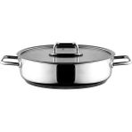 Aryıldız Colombus Metal Kulp Cam Kapak 26 cm Basık Tencere