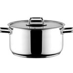 Aryıldız Colombus Metal Kulp Cam Kapak 28 cm Derin Tencere