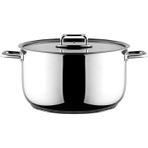 Aryıldız Colombus Metal Kulp Cam Kapak 30 cm Derin Tencere