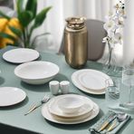 Aryıldız Crystal Renkli Desen 56 Parça 12 Kişilik Provence Porselen Yemek Takımı