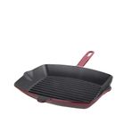 Aryıldız Demir Döküm Kırmızı 26x32 cm Grill Izgara Tavası