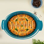 Aryıldız Elissa Oval Fırın Kabı Yeşil 40 cm