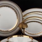 Aryıldız Evaliza Crown 42 Parça Gold Kahvaltı Takımı