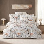 Aryıldız Home Saten Baskılı Nevresim Takımı Çift Kişilik Coral - 001-Renkli - 240 x 260 cm
