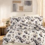Aryıldız Home Saten Baskılı Nevresim Takımı Çift Kişilik Helena - 001-Renkli - 240 x 260 cm