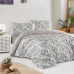 Aryıldız Home Tropical Exclusive Saten Çift Kişilik Nevresim Takımı