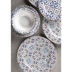 Aryıldız Porselen Blue Tile 24 Parça Yemek Takımı