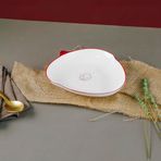 Aryıldız Red Bird Üçgen Servis Tabağı Kırmızı Detaylı Renkli 20 cm