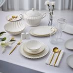 Aryıldız Sintra Gold 60 Parça 12 Kişilik Yemek Takımı