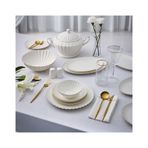 Aryıldız Sintra Gold 60 Parça Porselen Yemek Takımı