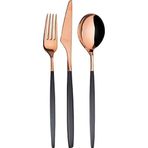 Aryıldız Studio Prestige 24 Parça Pvd Bronz Siyah Çatal Kaşık Bıçak Takımı