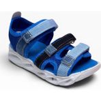 Arzen Bebe 230-26 3 Cırtlı Işıklı Anatomik Çocuk Sandalet Mavi Lacivert Buz 26-30