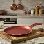 Arzu Çelik 32 cm Granit Krep Tavası - Kırmızı