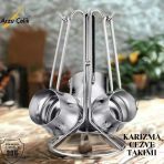 Arzu Çelik Karizma Cezve Takımı-Satenli