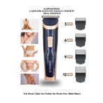 Arzu Güzel Cosmetics Kadın & Erkek Kullanıma Uygun Şarjlı, Dört Başlıklı, Lazer Epilasyon Öncesi Tıraş Makinesi