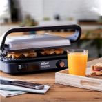 Arzum 1501 - 2000 Watt Döküm Tostçu Deluxe Izgara ve Tost Makinesi 220 - 240 V - Gri