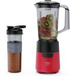 Arzum 550W Shake'n Take Megamix Sürahi Blender, 1l ve 550ML Taşınabilir Şişe - Açık Kırmızı