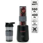 Arzum AR1192 Shake'n Take Duo Kişisel Blender 550W, 550 ml Taşınabilir Şişe, Buz Kırma Özellikli, Siyah