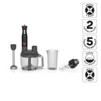 Arzum AR1204 Starchef Pro 1800 W 4 Bıçaklı 1.5 L Hazneli 2 Kademeli Multi Blender Seti siyah