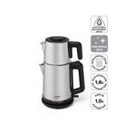 Arzum AR3158 Neosteel Inox Çay Makinesi, 1,8 L Su Isıtıcı, 1 L Demlik