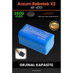 Arzum AR4301 Robotek X2 2600mAh Robot Süpürge Bataryası - Gerçek Kapasite, Maksimum Güvenlik