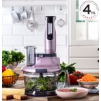 Arzum Hestia Multi 5 Fonksiyonlu Premium Blender Seti 1500 Watt, 1,5 Lt Doğrayıcı Hazne, 800 ml Ölçü Kabı, Paslanmaz Çelik Çırpıcı, Çift Taraflı Paslanmaz Çelik Bıçak, Buz Kırabilme Özelliği - Mor