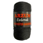 Arzum Kizilirmak Polyester Makrome Ipi 100 Gr Siyah