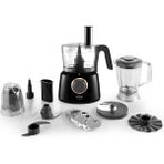 Arzum Maxthon Güçlü Motor, Doğrama, Dilimleme ve Karıştırma Fonksiyonları ile Pratik ve Hızlı 1000W Mutfak Robotu+Tartı Hediyeli - Siyah