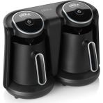 Arzum Modern Okka Minio Duo Ikili Türk Kahve Makinesi - Krom / 880 Watt 220 - 240 V Plastik C / F Y - Turuncu