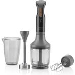 Arzum Pratik ve Güçlü 1500W El Blender Seti, Şık Siyah Tasarım - Ahşap