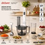 Arzum Soprano Max Neo Multi Blender Seti 5 Fonksiyonlu 1200W Siyah - AR1187 - Beyaz - Gri