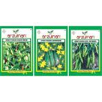 Arzuman Turşu Set Konik Biber+ Hıyar Kornişon +Cin Biber Tohum