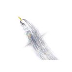 arzuperuk peruk ve saç atölyesi Gri Hair Tinsel - Işıltılı Saç Simi – (KATLANMIŞ) 60 Cm - Tek Tutam