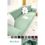 Arzuyumtuğla Desen Koltuk Örtüsü Koltuk Kılıfı Lastikli Esnek Kanepe Örtüsü Çekyat Kılıfı - 180 x 230 cm - Mint Yeşili