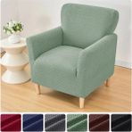 Arzuyumtuğla Desen Koltuk Örtüsü Koltuk Kılıfı Lastikli Esnek Kanepe Örtüsü Çekyat Kılıfı - 75 x 90 cm - Mint Yeşili