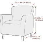 Arzuyumtuğla Desen Koltuk Örtüsü Koltuk Kılıfı Lastikli Esnek Kanepe Örtüsü Çekyat Kılıfı - 75 x 90 cm - Pembe