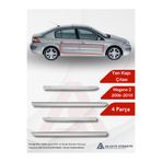 as aktif otomotiv oto krom aksesuarları Renault Megane 2 SD/HB Yan Kapı Çıtası 4 Parça 2006-2010 Krom Paslanmaz Çelik