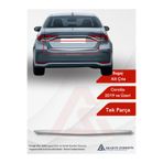 as aktif otomotiv oto krom aksesuarları Toyota Corolla SD Bagaj Alt Çıtası 2019 ve Üzeri Krom Paslanmaz Çelik