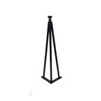AS DESİGN Dekoratif Metal Boru Firkete Sehpa Ayağı (46,5CM - 1 Adet)