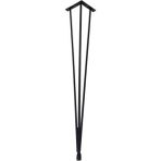 AS Design Metal Tel Ayak, Firkete Masa, Bar, Dresuar, Zigon Sehpa Ayağı (1 Adet 100CM, 3 Ayaklı)