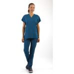 As Forma Scrub-Premium Likralı Bayan-Petrol Yeşili