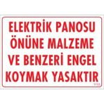 As Güvenlik Elektrik Panosu Önüne Malzeme ve Benzeri E