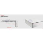 As Plastik 60*150 Antrasit Gri Pervaz 6 mt - 1 Adet