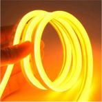 As Şerit Neon Esnek Led 15 m Amber Renk 220 Volt Fişli Tak Çalıştır Dış Mekan İçin Dekoratif Aydınlatma