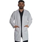 As-Teks İş Elbiseleri Erkek Çıtçıtlı Iş Önlüğü - Beyaz - 3XL