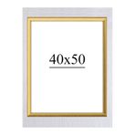 AS TİCARET 40x50 Çerçeve ( Postersiz ) - Bos1002(renk: altın)