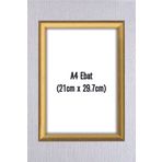 AS TİCARET A4 Altın Renkte Çerçeve Belge Sertifika Ve Resim Için 21cm X 29,7 Cm
